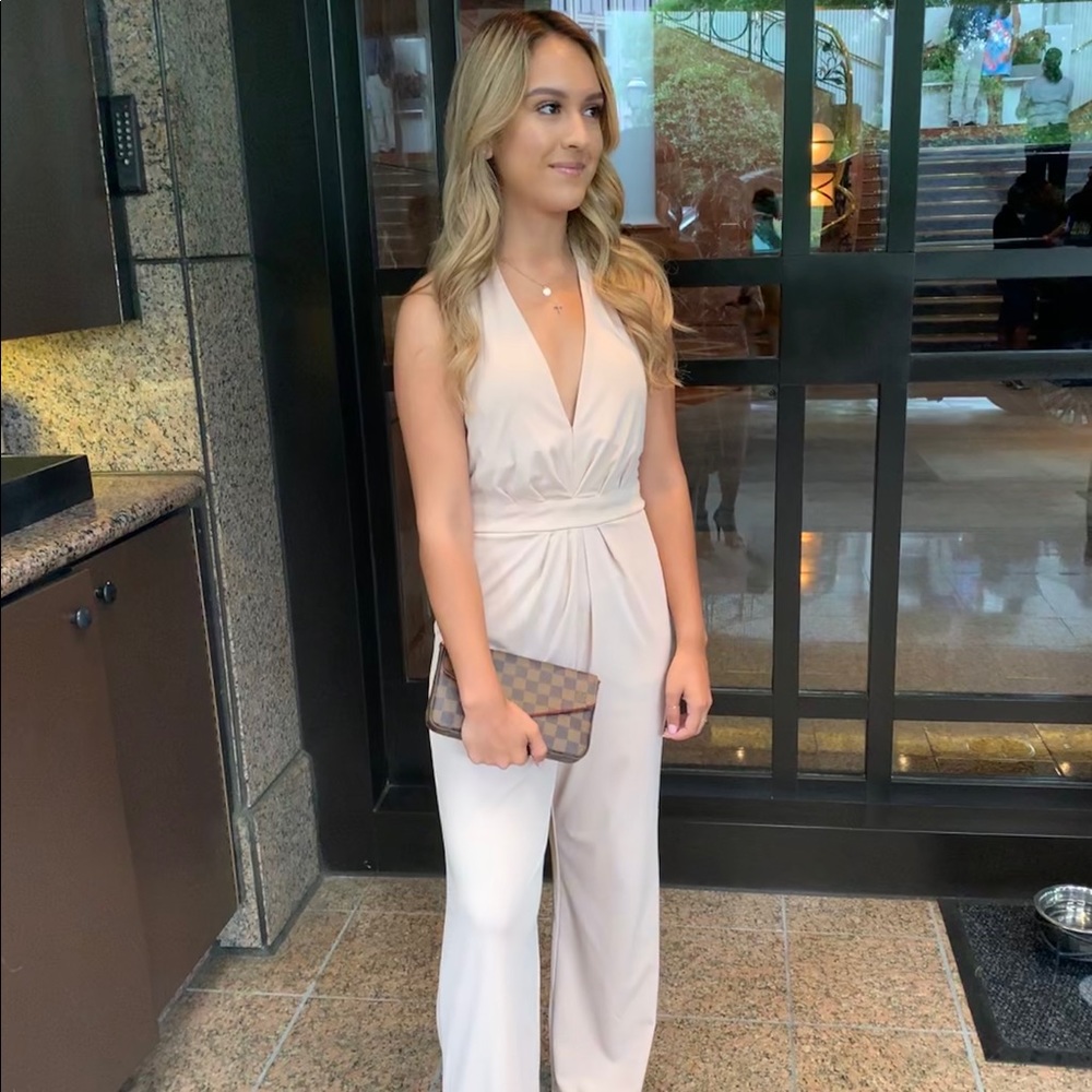 Blush pink jumpsuit